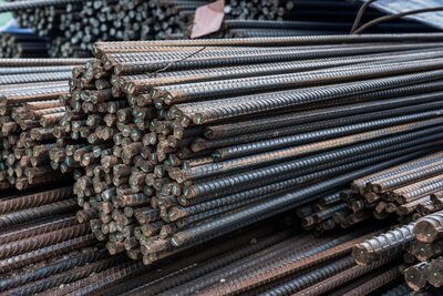 Stack of Deformed Round Bars from Rubicon Steel Construction materials philippines