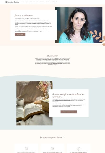 Template site internet Showit
