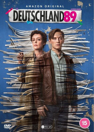 Dive into the dramatic world of "Deutschland 89" on Amazon Prime with compelling artwork capturing espionage, tension, and Cold War intrigue.