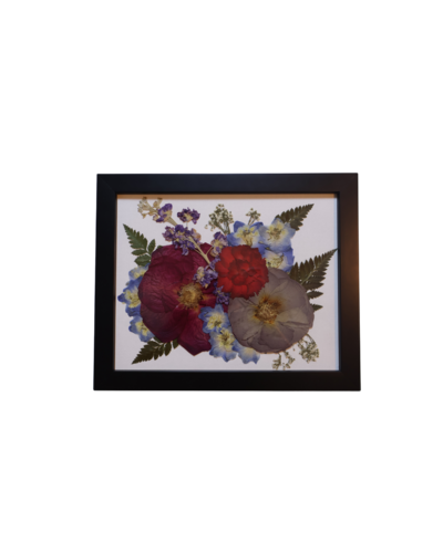 Archive Floral Preservation 8x10 pressed floral frame.