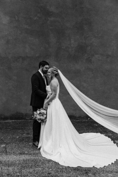 black and white wedding photographer St Louis Missouri