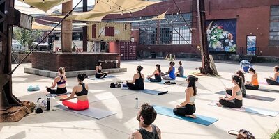 Counter Culture Club Outdoor Yoga at Camp North End