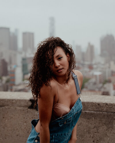 woman posing