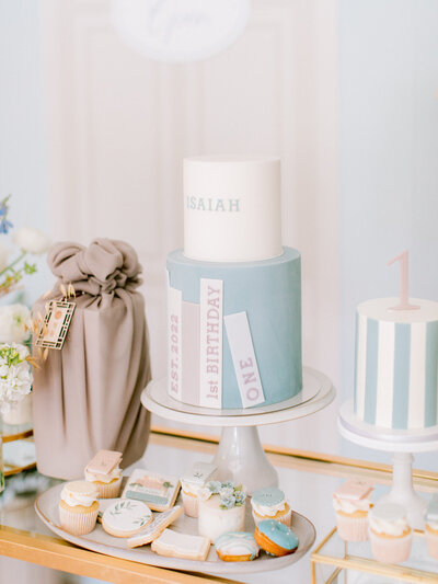 korean first birthday doljanchi cake