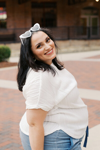 Raleigh wedding planner Anne smiling at camera