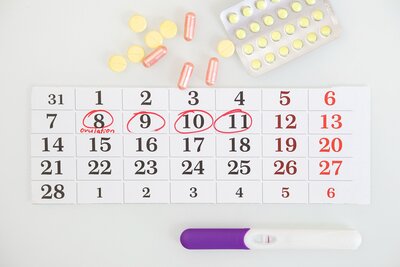 A Blue Sky Fertility patient has been tracking their ovulation 