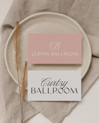 Logo design of Curtsy Ballroom, a Wedding Dance Choreographer in Nashville