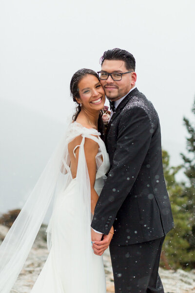 Wedding in the Colorado Snow