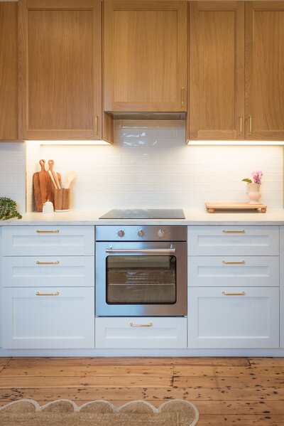 Pendant light in the living room of the Chatswood renovation which added $1 million in value