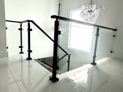 Stylish Black Railings