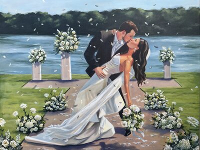 Minnesota Live Wedding Painting