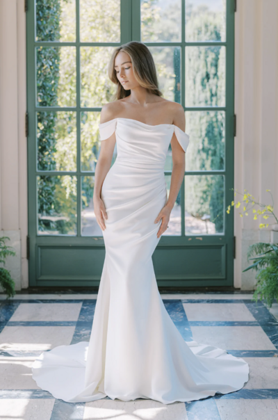 Blue Willow by Anne Barge wedding dresses in STL.