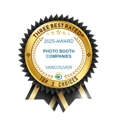Award for the top three photo booth in Vancouver