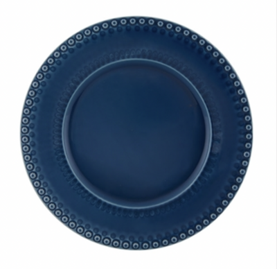 Charger Plate Penny Navy Blue