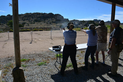 Firearm training in Encampment, WY