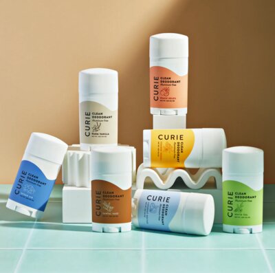Stack of deodorant sticks