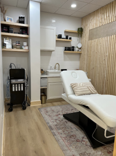 treatment room at Habit. Body wellness + Aesthetics