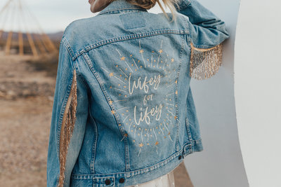 custom embroidered jean jacket
