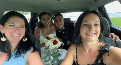 New Bern North Carolina wedding photography selfie