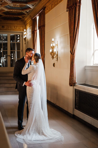 bride and groom omni william penn hotel pittsburgh