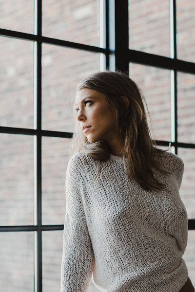 Bridal boudoir session at Lokal Hotel, photographed by Sweetwater.