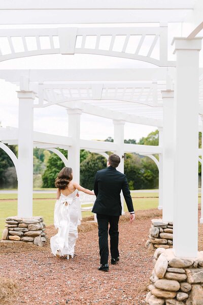 charlotte wedding photographers captures bride and groom's first dance at their wedding reception