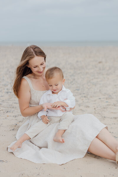 mother-and-daughter-photograph-on-the-beach-wexford-summers-day