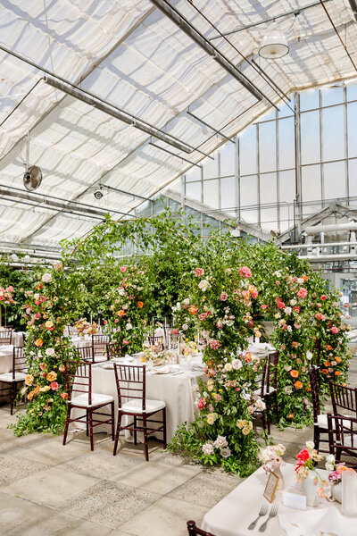 Floral Arch over Head Table