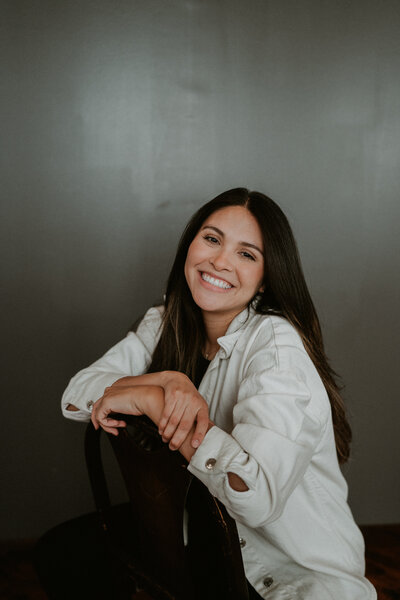 woman smiling