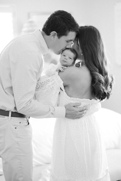 Dreamy bright and white newborn photos by Singleton Photography-85
