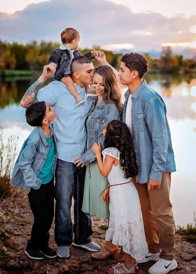 Amazing denver family photography session at Mount Falcon in Morrison, Colorado.