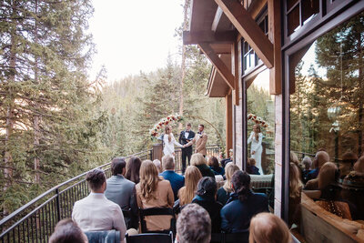 Intimate wedding in Winter Park, Co 