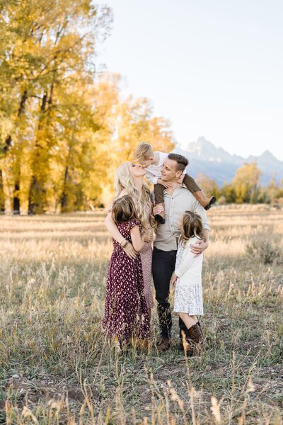 fall family photos in grand teton national park