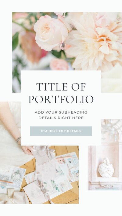 instagram story design for portfolio
