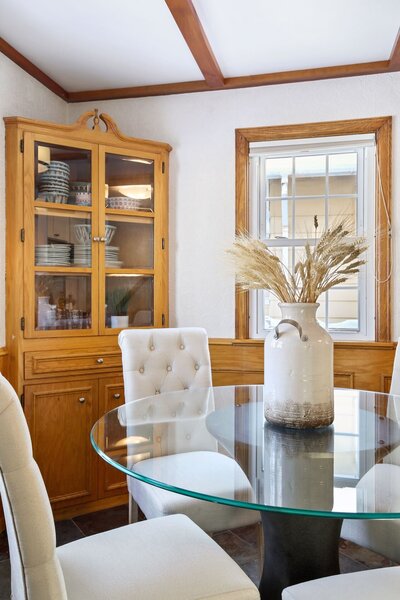 Dining room in St Paul vintage home