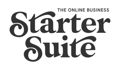 Online Business Starter Suite Logo Black - Start an online business