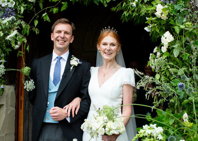Green and White wedding, Church ceremony
