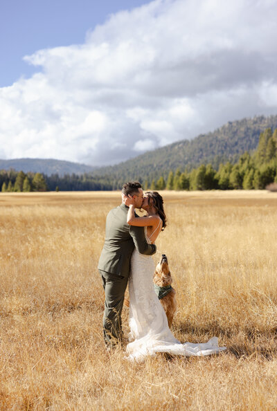 lake tahoe wedding in the mountains