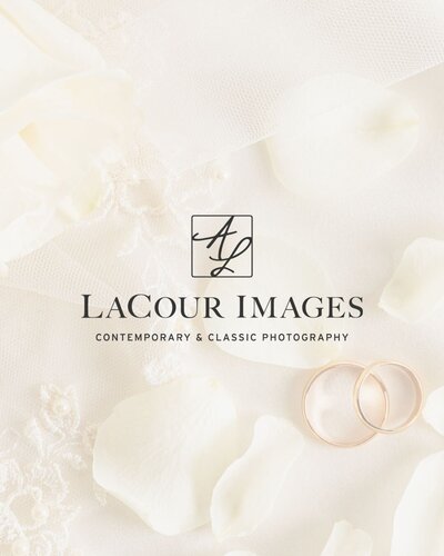 Custom logo design for LaCour Images, a Chicago Wedding Photographer