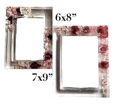 different small frame resin block sizes next to each other 