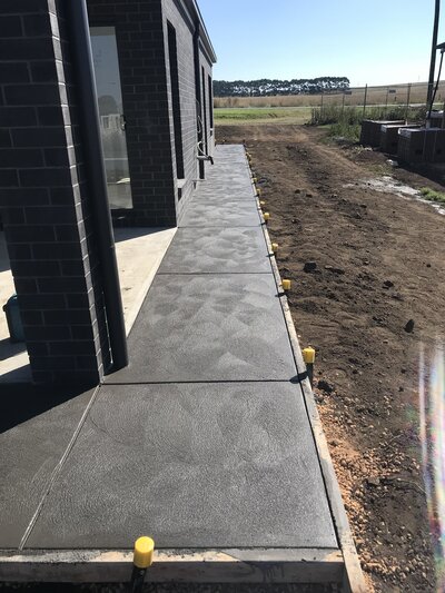 Residential concreting for patio and paths