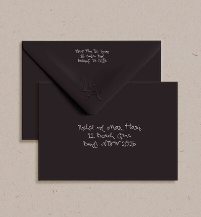 Tangerine peach colour theme Big Love wave 2 card invitation package by State of Elliott