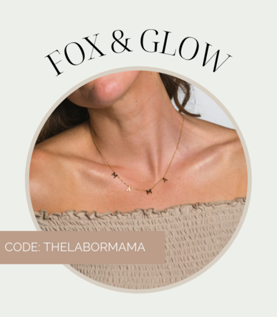 Fox and Glow Gold Mama Necklace