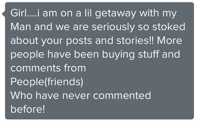 Social media marketing results