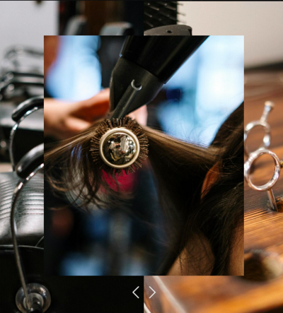Gallery overlap detail  from Sharper Edges Salon