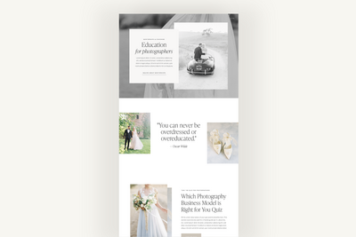 Website mockup.