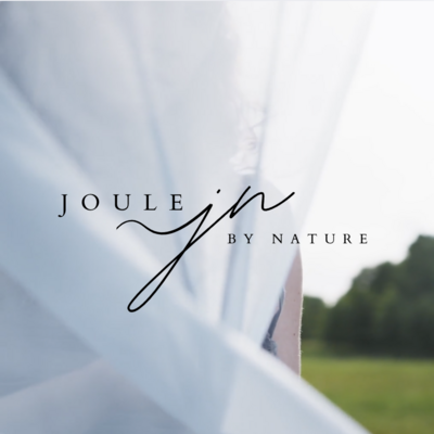Soft image of woman behind veil promoting JOULE Touch facial treatment — conscious self-care and photoshoot preparation in Los Angeles.