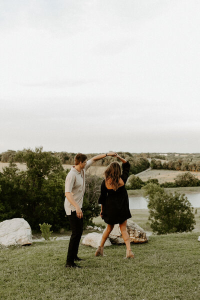 Couple dancing