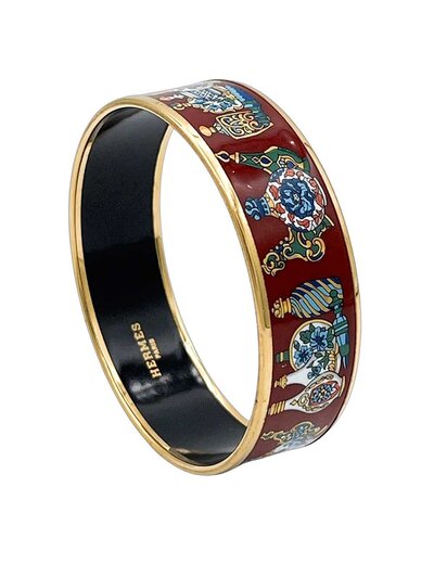 Hermes Enamelled Bangle