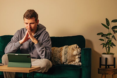 Calm EMDR client showing trauma recovery with Jessie Withers, Los Angeles therapist